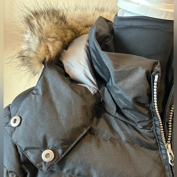 Eddie Bauer Down Parka with removable faux fur hood; size Petite XL. - Picture 2 of 14